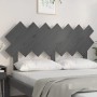 Solid gray pine wood bed headboard 151.5x3x81 cm by vidaXL, Headboards and footboards - Ref: Foro24-819227, Price: 48,99 €, D...