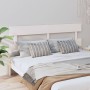 Solid white pine wood bed headboard 204x3x81 cm by vidaXL, Headboards and footboards - Ref: Foro24-819091, Price: 34,79 €, Di...