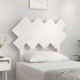 Solid white pine wood bed headboard 92x3x81 cm by vidaXL, Headboards and footboards - Ref: Foro24-819201, Price: 22,02 €, Dis...