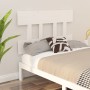 Solid white pine wood bed headboard 78.5x3x81 cm by vidaXL, Headboards and footboards - Ref: Foro24-819096, Price: 33,72 €, D...