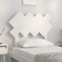 Solid white pine wood bed headboard 92x3x81 cm by vidaXL, Headboards and footboards - Ref: Foro24-819201, Price: 22,02 €, Dis...