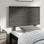 Solid gray pine wood bed headboard 104x6x82.5 cm by vidaXL, Headboards and footboards - Ref: Foro24-819157, Price: 50,99 €, D...