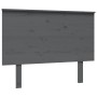 Solid gray pine wood bed headboard 104x6x82.5 cm by vidaXL, Headboards and footboards - Ref: Foro24-819157, Price: 50,99 €, D...