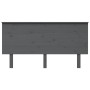 Solid gray pine wood bed headboard 154x6x82.5 cm by vidaXL, Headboards and footboards - Ref: Foro24-819177, Price: 64,99 €, D...