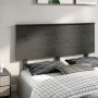 Solid gray pine wood bed headboard 154x6x82.5 cm by vidaXL, Headboards and footboards - Ref: Foro24-819177, Price: 64,99 €, D...