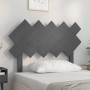 Solid gray pine wood bed headboard 104x3x80.5 cm by vidaXL, Headboards and footboards - Ref: Foro24-819207, Price: 36,42 €, D...