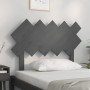 Solid gray pine wood bed headboard 104x3x80.5 cm by vidaXL, Headboards and footboards - Ref: Foro24-819207, Price: 36,42 €, D...