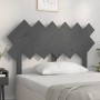 Solid gray pine wood bed headboard 122.5x3x80.5 cm by vidaXL, Headboards and footboards - Ref: Foro24-819212, Price: 29,99 €,...