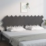 Solid gray pine wood bed headboard 196x3x80.5 cm by vidaXL, Headboards and footboards - Ref: Foro24-819242, Price: 39,52 €, D...