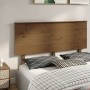 Cabecero de cama madera maciza de pino marrón miel 154x6x82,5cm de vidaXL, Cabeceros y pies de cama - Ref: Foro24-819178, Pre...