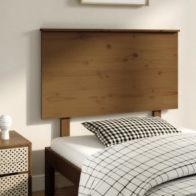 Honey brown solid pine wood bed headboard 104x6x82.5cm by vidaXL, Headboards and footboards - Ref: Foro24-819158, Price: 48,9...