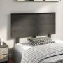 Solid gray pine wood bed headboard 124x6x82.5 cm by vidaXL, Headboards and footboards - Ref: Foro24-819162, Price: 38,51 €, D...