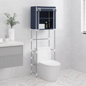 2-tier shelf above blue iron toilet 56x30x170 cm by vidaXL, Towel racks - Ref: Foro24-343144, Price: 13,66 €, Discount: %