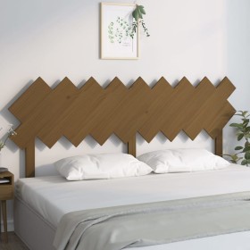 Honey brown pine solid wood bed headboard 178x3x80.5 cm by vidaXL, Headboards and footboards - Ref: Foro24-819238, Price: 41,...