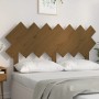 Solid pine wood bed headboard honey brown 151.5x3x81 cm by vidaXL, Headboards and footboards - Ref: Foro24-819228, Price: 34,...