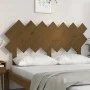 Cabecero de cama madera maciza pino marrón miel 151,5x3x81 cm de vidaXL, Cabeceros y pies de cama - Ref: Foro24-819228, Preci...