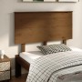 Honey brown solid pine wood bed headboard 124x6x82.5cm by vidaXL, Headboards and footboards - Ref: Foro24-819163, Price: 36,4...