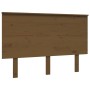 Honey brown solid pine wood bed headboard 124x6x82.5cm by vidaXL, Headboards and footboards - Ref: Foro24-819163, Price: 36,4...