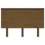 Honey brown solid pine wood bed headboard 124x6x82.5cm by vidaXL, Headboards and footboards - Ref: Foro24-819163, Price: 36,4...