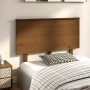 Honey brown solid pine wood bed headboard 124x6x82.5cm by vidaXL, Headboards and footboards - Ref: Foro24-819163, Price: 36,4...