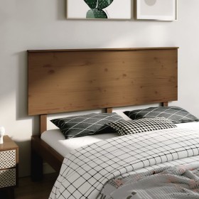 Honey brown solid pine wood bed headboard 164x6x82.5cm by vidaXL, Headboards and footboards - Ref: Foro24-819183, Price: 65,9...