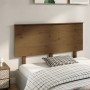 Honey brown pine wood bed headboard 144x6x82.5 cm by vidaXL, Headboards and footboards - Ref: Foro24-819173, Price: 50,98 €, ...