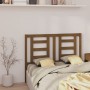 Honey brown solid pine wood bed headboard 126x4x100 cm by vidaXL, Headboards and footboards - Ref: Foro24-818813, Price: 33,9...