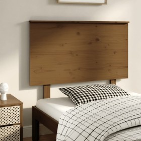 Honey brown solid pine wood bed headboard 94x6x82.5 cm by vidaXL, Headboards and footboards - Ref: Foro24-819153, Price: 38,9...