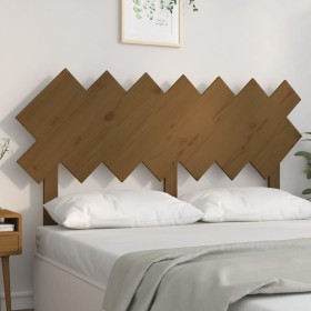 Honey brown solid pine wood bed headboard 141x3x80.5cm by vidaXL, Headboards and footboards - Ref: Foro24-819223, Price: 34,9...