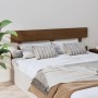 Honey brown solid pine wood bed headboard 154x3x81 cm by vidaXL, Headboards and footboards - Ref: Foro24-819078, Price: 46,46...