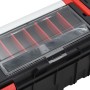 Black and red toolbox 65x28x31.5 cm by vidaXL, Toolboxes - Ref: Foro24-152101, Price: 54,99 €, Discount: %