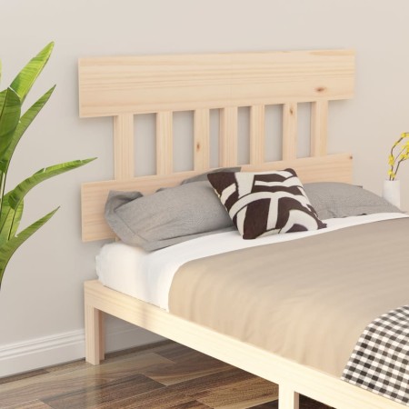 Solid pine wood bed headboard 153.5x3x81 cm by vidaXL, Headboards and footboards - Ref: Foro24-819125, Price: 39,02 €, Discou...