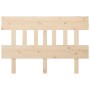 Solid pine wood bed headboard 153.5x3x81 cm by vidaXL, Headboards and footboards - Ref: Foro24-819125, Price: 39,02 €, Discou...