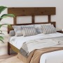 Honey brown solid pine wood bed headboard 144x3x81 cm by vidaXL, Headboards and footboards - Ref: Foro24-819073, Price: 30,01...