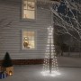 Árbol de Navidad con pincho 108 LED blanco frío 180 cm de vidaXL, Arboles de navidad - Ref: Foro24-343551, Precio: 35,04 €, D...