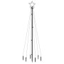 Árbol de Navidad con pincho 108 LED blanco frío 180 cm de vidaXL, Arboles de navidad - Ref: Foro24-343551, Precio: 35,04 €, D...