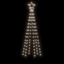 Árbol de Navidad con pincho 108 LED blanco frío 180 cm de vidaXL, Arboles de navidad - Ref: Foro24-343551, Precio: 35,04 €, D...