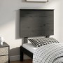 Solid gray pine wood bed headboard 79x6x82.5 cm by vidaXL, Headboards and footboards - Ref: Foro24-819147, Price: 37,84 €, Di...