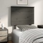 Solid gray pine wood bed headboard 79x6x82.5 cm by vidaXL, Headboards and footboards - Ref: Foro24-819147, Price: 37,84 €, Di...