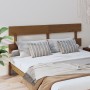 Honey brown solid pine wood bed headboard 204x3x81 cm by vidaXL, Headboards and footboards - Ref: Foro24-819093, Price: 48,35...