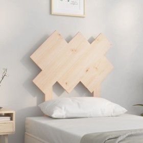 Cabecero de cama madera maciza de pino 72,5x3x81 cm de vidaXL, Cabeceros y pies de cama - Ref: Foro24-819195, Precio: 23,28 €...