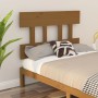 Honey brown solid pine wood bed headboard 93.5x3x81 cm by vidaXL, Headboards and footboards - Ref: Foro24-819103, Price: 22,1...