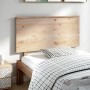 Solid gray pine wood bed headboard 124x6x82.5 cm by vidaXL, Headboards and footboards - Ref: Foro24-819160, Price: 47,61 €, D...