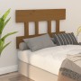 Honey brown solid pine wood bed headboard 93.5x3x81 cm by vidaXL, Headboards and footboards - Ref: Foro24-819103, Price: 22,1...