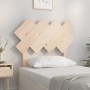 Solid pine wood bed headboard 92x3x81 cm by vidaXL, Headboards and footboards - Ref: Foro24-819200, Price: 23,67 €, Discount: %