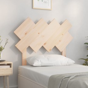 Cabecero de cama madera maciza de pino 92x3x81 cm de vidaXL, Cabeceros y pies de cama - Ref: Foro24-819200, Precio: 23,99 €, ...