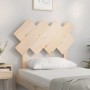 Solid pine wood bed headboard 92x3x81 cm by vidaXL, Headboards and footboards - Ref: Foro24-819200, Price: 23,67 €, Discount: %