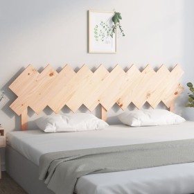 Solid pine wood bed headboard 196x3x80.5 cm by vidaXL, Headboards and footboards - Ref: Foro24-819240, Price: 48,99 €, Discou...