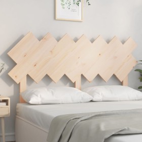 Solid pine wood bed headboard 141x3x80.5 cm by vidaXL, Headboards and footboards - Ref: Foro24-819220, Price: 35,99 €, Discou...