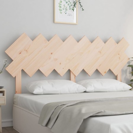 Solid pine wood bed headboard 159.5x3x80.5 cm by vidaXL, Headboards and footboards - Ref: Foro24-819230, Price: 39,66 €, Disc...